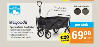 Albert Heijn Opvouwbare bolderkar Eenvoudig inklapbaar aanbieding