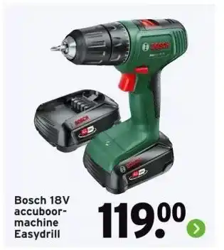 GAMMA Bosch 18V accuboormachine Easydrill aanbieding