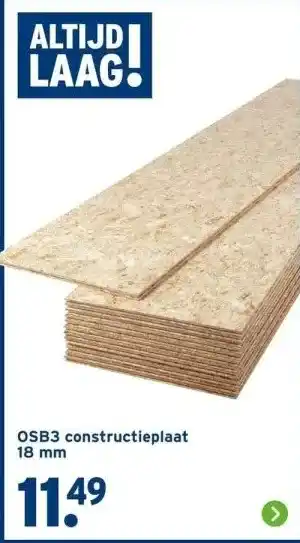 GAMMA OSB3 constructieplaat aanbieding