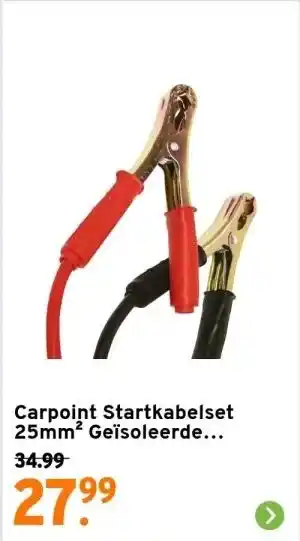 GAMMA Carpoint Startkabelset 25mm² Geïsoleerde Handgreep aanbieding