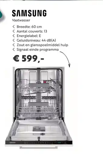 Superkeukens Samsung Vaatwasser aanbieding