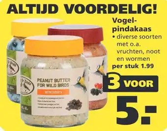 Ranzijn vogel pindakaas aanbieding