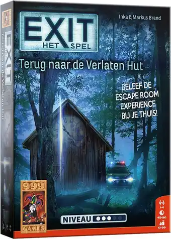 Bol.com EXIT - Terug naar de Verlaten Hut Breinbreker aanbieding