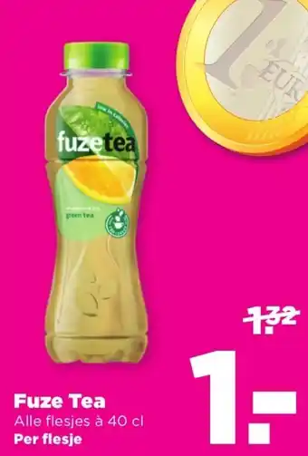 PLUS Fuze Tea 40 cl aanbieding