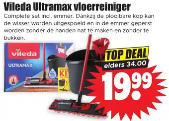 Dirk Vileda Ultramax vloerreiniger aanbieding