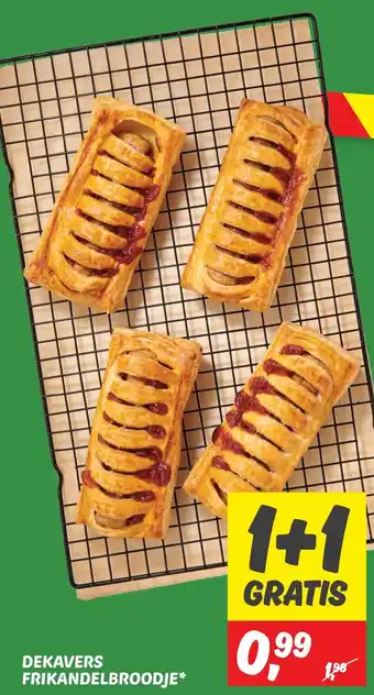 Dekamarkt FRIKANDELBROODJE aanbieding