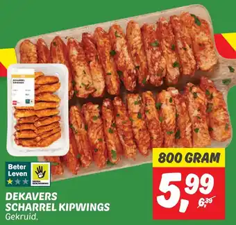 Dekamarkt SCHARREL KIPWINGS. 800g aanbieding