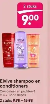 Etos Elvive shampoo en conditioners Combineer en profiteer! m.u.v. Bond Repair aanbieding