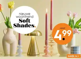 Blokker nieuwe woontrend Soft Shades. aanbieding