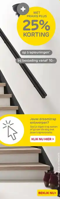 Praxis op trapleuningen aanbieding