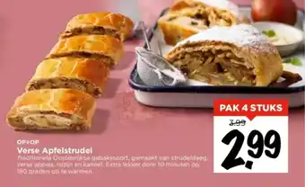 Vomar Voordeelmarkt Verse apfelstrudel aanbieding