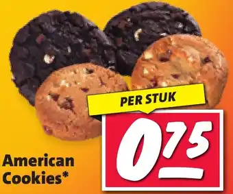 Nettorama American cookies per stuk aanbieding