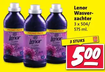 Nettorama Lenor wasverzachter 3 x 504/575ml aanbieding