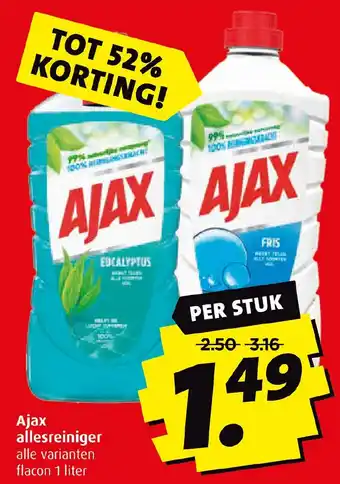 Boni Ajax allesreiniger per stuk aanbieding