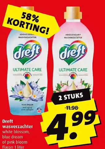 Boni Dreft wasverzachter aanbieding