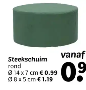 Wibra Steekschuim rond 14 x 7 cm aanbieding