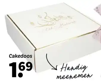 Wibra Cakedoos aanbieding