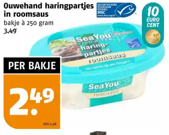 Poiesz Ouwehand haringpartjes in roomsaus aanbieding