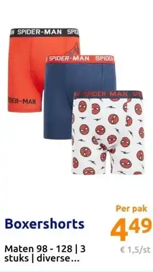 Action Boxershorts aanbieding