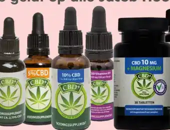 Gezond & Wel CBD+ Olie aanbieding