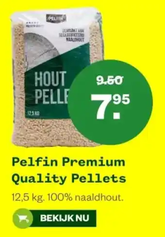 Welkoop Pelfin Premium Quality Pellets 12.5 kg aanbieding