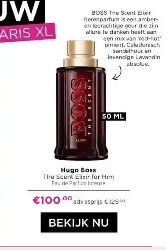 ICI Paris XL Hugo Boss The Scent Elixir for Him Eau de Parfum Intense 50ml aanbieding