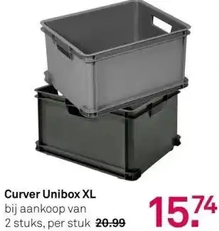 Karwei Curver Unibox XL aanbieding