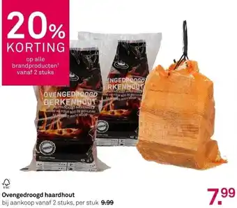 Karwei Ovengedroogd haardhout aanbieding