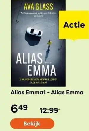 The Read Shop Alias Emma1 - Alias Emma aanbieding