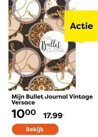 The Read Shop Mijn Bullet Journal Vintage Versace aanbieding