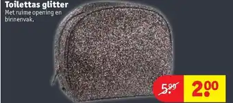 Kruidvat Toilettas glitter aanbieding