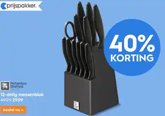 Blokker 12-delig messenblok aanbieding