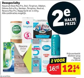 Kruidvat Deospecialty aanbieding