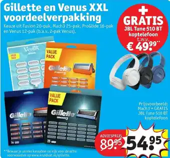 Kruidvat Gillette en Venus XXL voordeelverpakking aanbieding