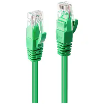 Conrad LINDY 48055 RJ45 Netwerkkabel, patchkabel CAT 6 U/UTP 30.00 m Groen 1 stuk(s) aanbieding