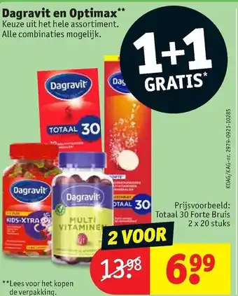 Kruidvat Dagravit en Optimax aanbieding