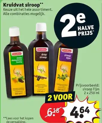 Kruidvat Siroop aanbieding