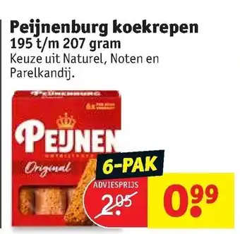 Kruidvat Peijnenburg koekrepen 207g aanbieding