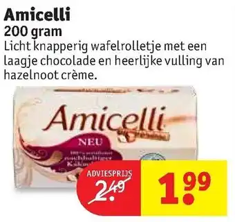 Kruidvat Amicelli 200g aanbieding