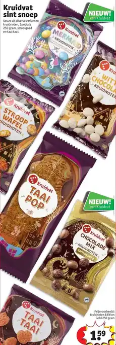 Kruidvat Sint snoep aanbieding