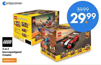 Blokker Lego 3-in-1 bouwspeelgoed Creator aanbieding