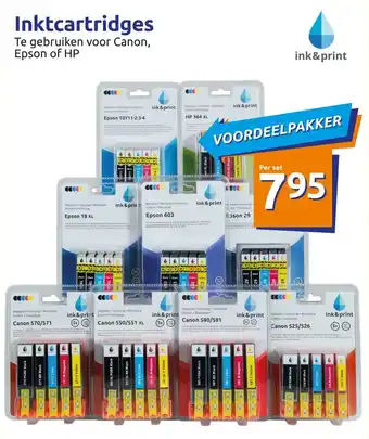 Action Inkcartridges aanbieding