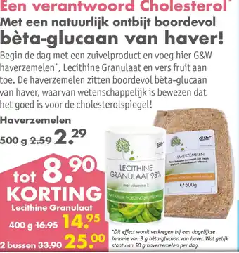 Gezond & Wel bèta-glucaan van haver aanbieding