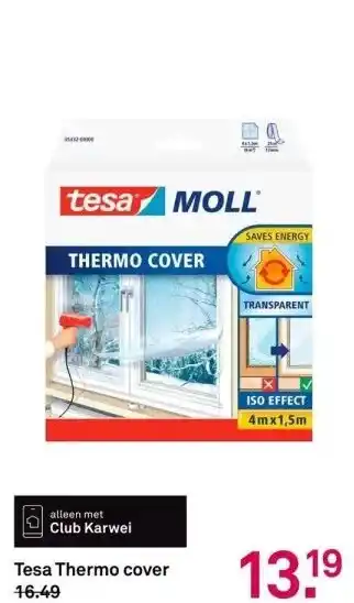 Karwei Tesa Thermo cover aanbieding