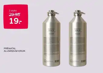 Prenatal Aluminium kruik 2 stuks aanbieding