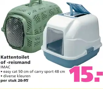 Ranzijn Kattentoilet of -reismand aanbieding