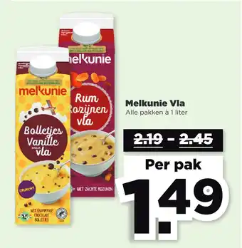 PLUS Melkunie Vla aanbieding