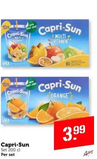 Coop Capri-Sun aanbieding