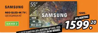 Expert Samsung Neo QLED 4K TV | QE55QN93AAT  140 cm aanbieding