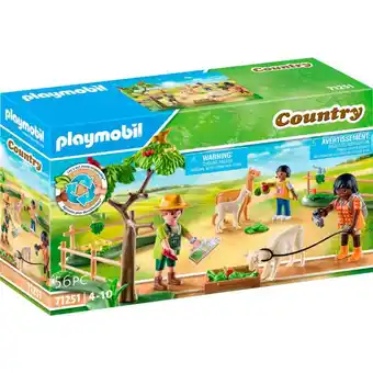 Bol.com PLAYMOBIL Country Alpaca wandeling - 71251 aanbieding
